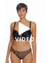 Get the 360 view of the Freya Rose Blossom moulded plunge t-shirt bra in Black