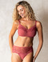 Royce Florentine Full Cup Non-Wired Bra Rouge Red