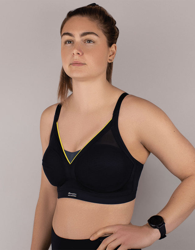 Shock Absorber Active Shaped Support Non-Wired Sports Bra Slate Grey