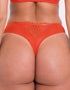 Scantilly Authority Thong Lava Red