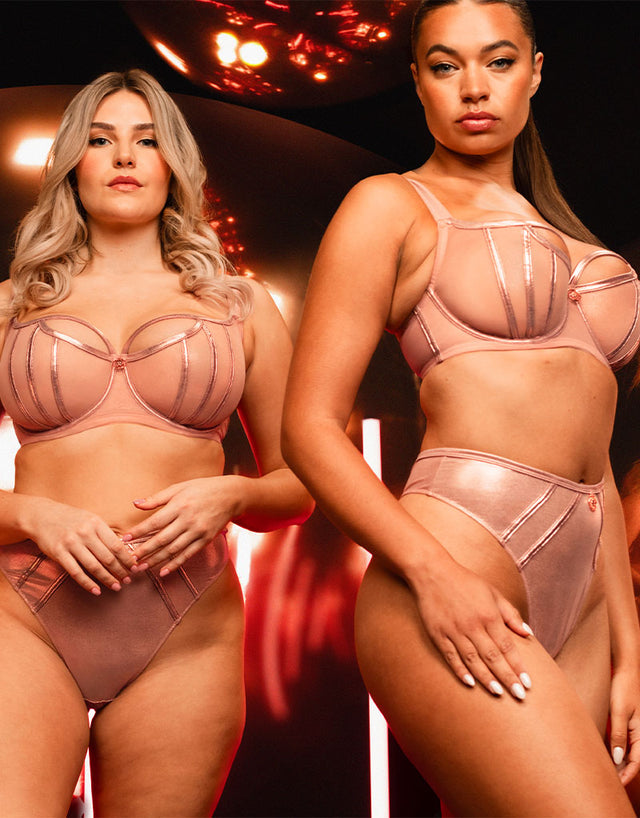 Scantilly Eos Balcony Bra Rose Gold