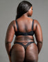 Scantilly Friction Thong Black