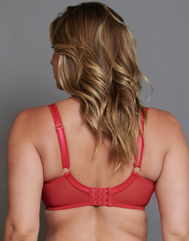 Scantilly Friction Balcony Bra Lipstick Red