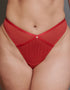 Scantilly Friction Thong Lipstick Red