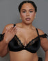 Scantilly Glamour Puss Superplunge Padded Plunge Bra Black