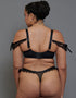 Scantilly Glamour Puss Superplunge Padded Plunge Bra Black