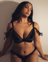 Scantilly Glamour Puss Superplunge Padded Plunge Bra Black