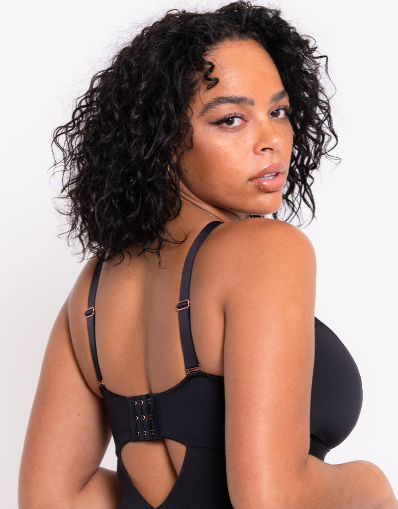 Scantilly Indulgence Stretch Lace Body Black – Brastop UK