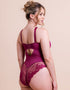 Scantilly Indulgence Multiway Stretch Lace Body Berry Purple
