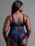 Scantilly Indulgence Multiway Stretch Lace Body Navy Blue