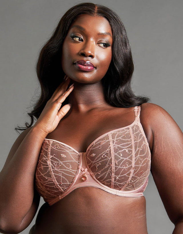 Scantilly Restraint Balcony Bra Dusty Rose
