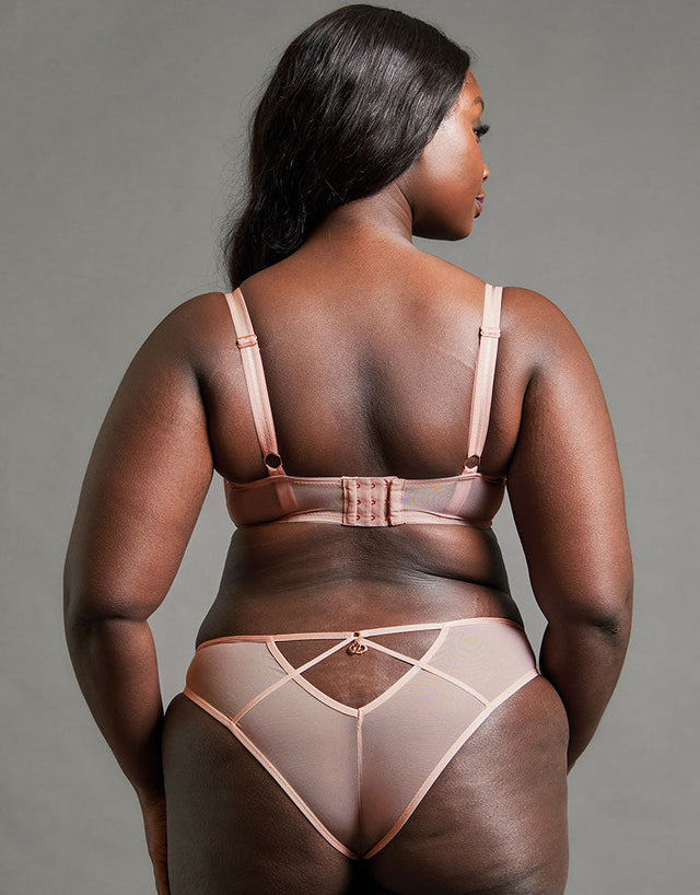Scantilly Restraint Balcony Bra Dusty Rose