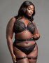 Scantilly Scandal Plunge Bra Black