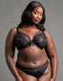 Scantilly Scandal Plunge Bra Black