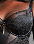 Scantilly Showgirl Longline Balcony Bra Black