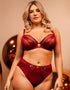 Scantilly Suspense Plunge Bra Sangria
