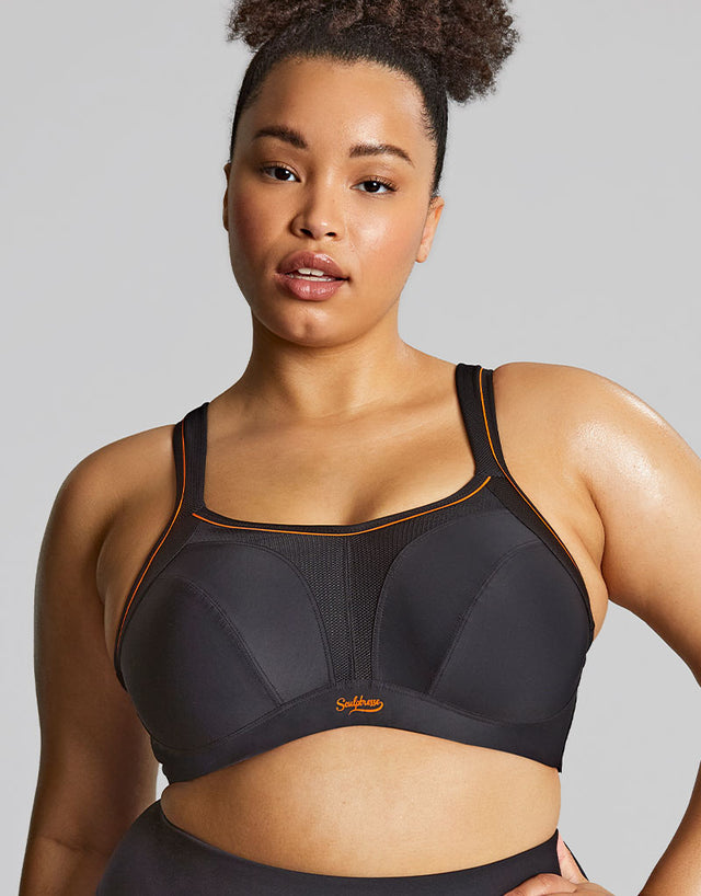 Sculptresse by Panache Activate Non Padded Sports Bra Black