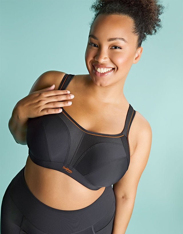 Sculptresse by Panache Activate Non Padded Sports Bra Black