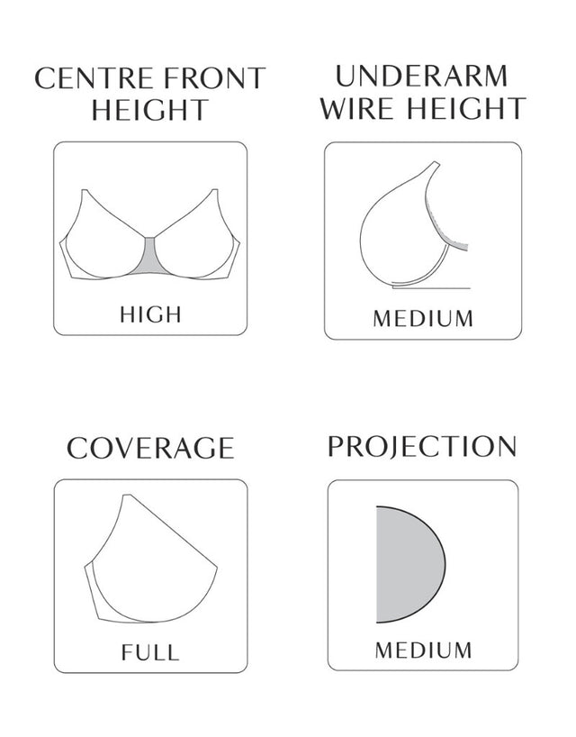 Sculptresse By Panache Amara Full Cup Side Support Bra Honey