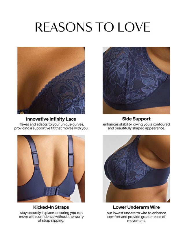 Sculptresse By Panache Dream Full Cup Bra Navy Blue