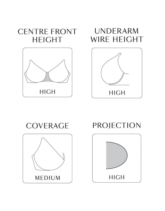 Sculptresse By Panache Esme Balconette Bra Mocha Animal