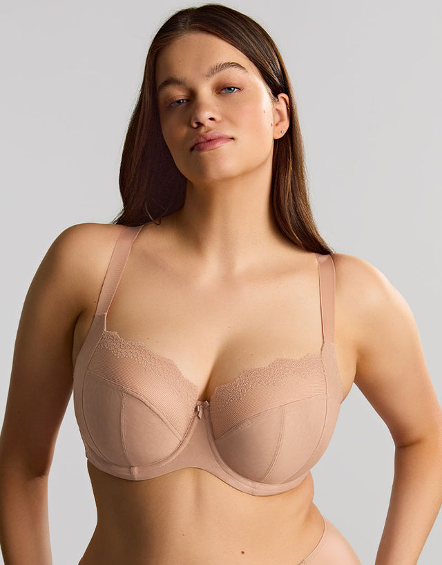 Sculptresse By Panache Esme Balconette Bra Mocha Animal