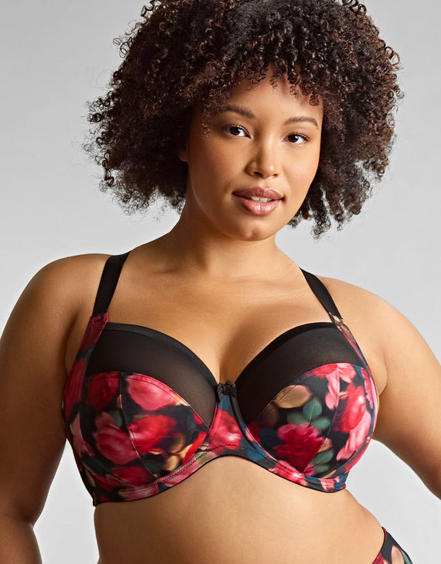 Sculptresse By Panache Bliss Full Cup Bra Rose Print
