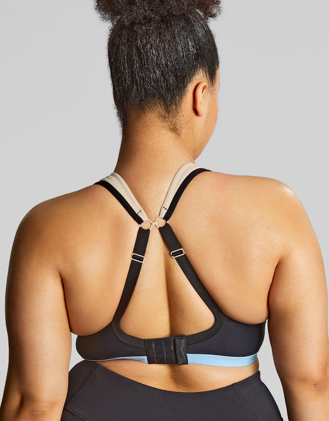 Sculptresse by Panache Upbeat Non-Padded Sports Bra Black/Chalk