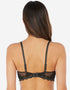 Wacoal Lace Perfection Balconette Bra Charcoal Grey