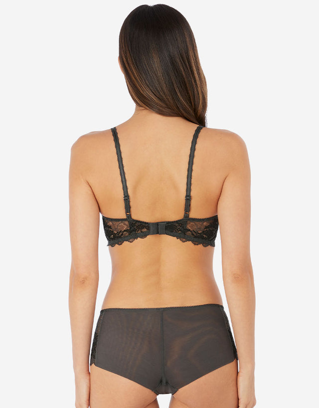 Wacoal Lace Perfection Short Charcoal Grey