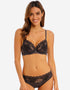 Wacoal Lace Perfection Balconette Bra Charcoal Grey