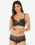 Wacoal Lace Perfection Short Charcoal Grey