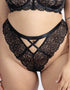 We Are We Wear Harriet Heroic Lace High Waist Thong Black