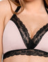 Curvy Kate Twice the Fun Reversible Non-Wired Bralette Black/Pink