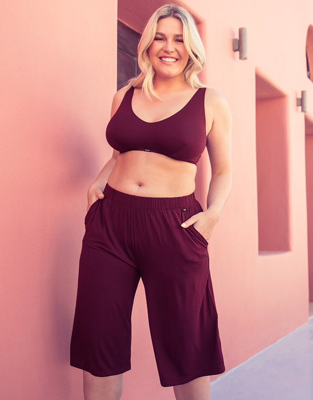 Curvy Kate Softease Crop Top Fig