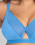Curvy Kate Get Up and Chill Non-Wired Bralette Denim Blue
