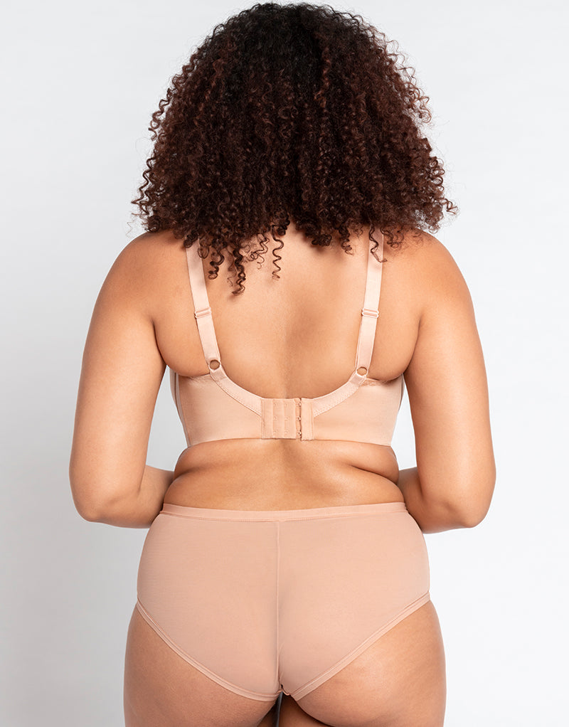 Curvy Kate Smoothie T-Shirt Balcony Moulded Bra Latte