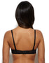Gossard Glossies Lace Sheer Plunge Bra Black