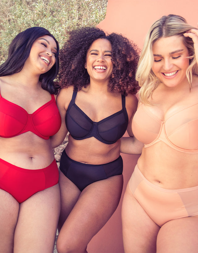 Curvy Kate WonderFully Full Cup Side Support Bra Strawberry Red