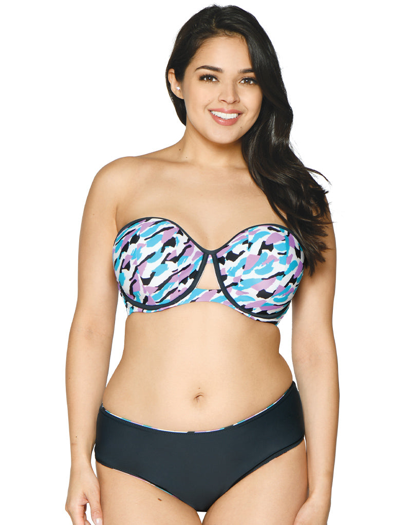 Miami Heat Padded Bandeau Bikini Top