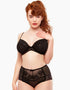 Rougette By Tutti Rouge Minx Noir Plunge Bra Black