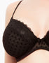 Rougette By Tutti Rouge Minx Noir Plunge Bra Black