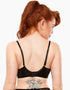 Rougette By Tutti Rouge Minx Noir Plunge Bra Black
