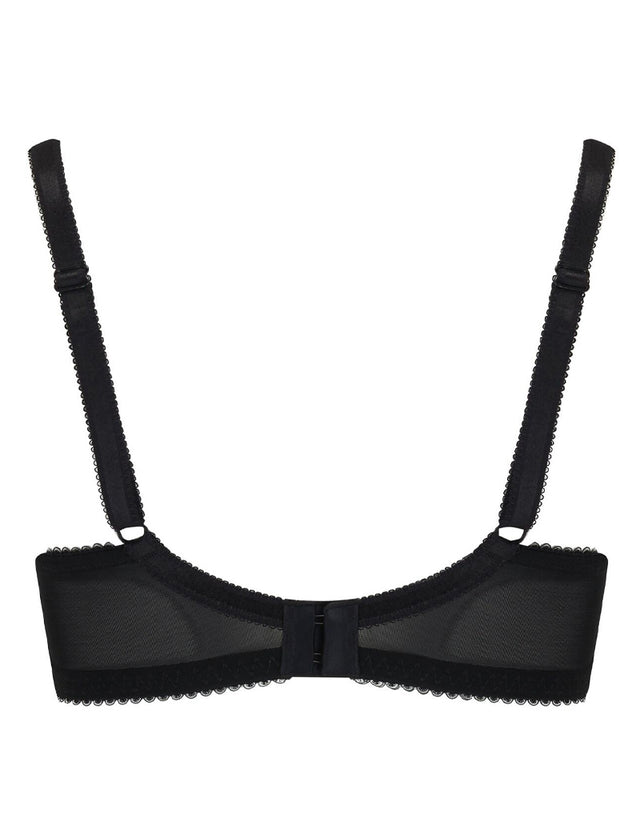 Pour Moi Amour Full Cup Bra Black/Scarlet