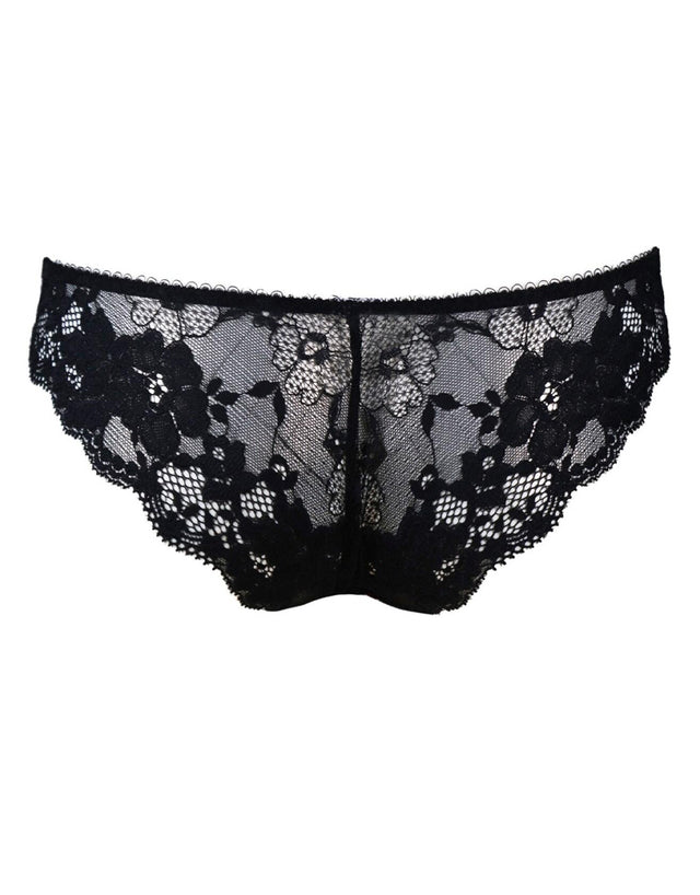 Pour Moi Amour Brazilian Brief Black/Scarlet