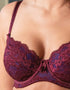 Pour Moi Amour Full Cup Bra Sangria/Cobalt