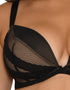 Curvy Kate SuperPlunge Lace Padded Plunge Bra Black