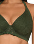 Curvy Kate Rush Halterneck Bikini Top Olive