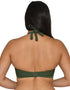 Curvy Kate Rush Halterneck Bikini Top Olive