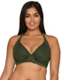 Curvy Kate Rush Halterneck Bikini Top Olive